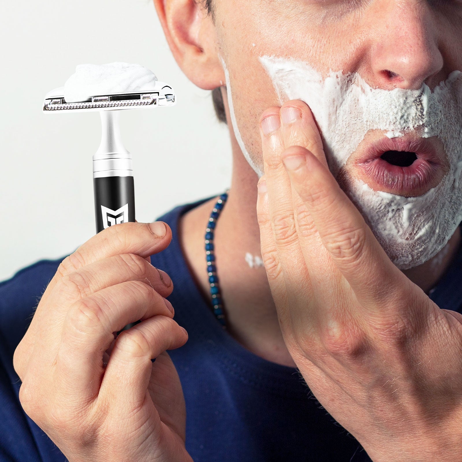 Great Gentleman Double Edge Shaving Safety Razor with Acrylic Handle